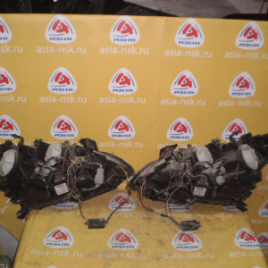 Фара Nissan 100-23035 Fuga Y51 Чёрные (пара) Xenon (в сборе) Дефект крепления фар Тюнинг (самоделка)