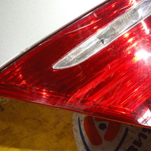 Крышка багажника BMW 7-Series E65/E66 '2006 760Li в сборе (вмятины, царапины, дефект фонарей) 41627138460