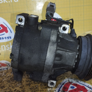 Компрессор кондиционера Toyota 4E/5E Raum EXZ10 4 ручейка ДЕФЕКТ ШКИВА 442100-0270/-0271 / 88320-10521/-16461 + 88410-16300 / 447200-9920 /