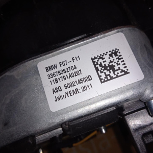 Руль BMW 5-Series F10 '2011 M Sport кожа чёрная, с Airbag 32306783827 32337844103