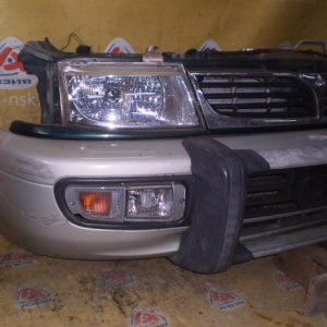 Ноускат Mitsubishi Chariot N43W 4G63 '1994-1997 a/t Дефект бампера (с дугой) Без диффузоров (коррозия рамки) Скол R сигнала (без габаритов) ф.110-8709