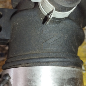 Гофра впускного коллектора Nissan QG18-DE Bluebird Sylphy QG10 '02.2003- 2WD резиновая, 2 трубки OLD ДЕФЕКТ ТРЕЩИНЫ ( N ) 165786N005