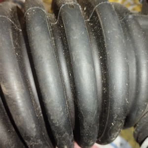 Гофра впускного коллектора Nissan QG13/QG15 Sunny/AD B15/Y11 '1999 резиновая ПРОБЕГ 14 т.км. БЕЗ ТРЕЩИН ( C ) 165784M500