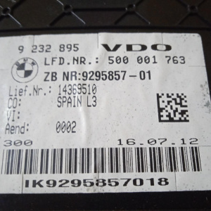 Панель приборов BMW 3-Series F30 N47N '2012 260 km/h 62109295857