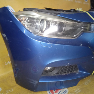 Ноускат BMW 3-Series F30 N47N '2013 M Sport синий, ксенон, туманки (дефект)