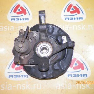 Ступица Toyota ZZE129 WiLL VS 1ZZ-FE перед, прав 4WD ABS. В сборе. Диаметр диска-255мм. Толщина-25мм. 5 шпилек. 43211-12410.