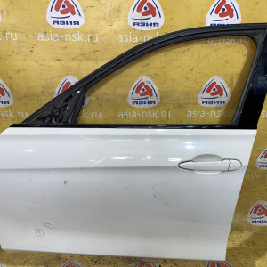 Дверь боковая BMW 3-Series F30 '2013 перед, лев белый Shadow-Line, в сборе, тычки