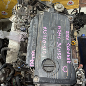 Двигатель Nissan QG15-DE-37621B BLACK TOP без навесного Sunny FB15-092567 ПРОБЕГ 137 Т КМ