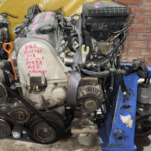 Двигатель Honda D16A-8002496 БЕЗ  ТРАМБЛЕРА болт на 19 Civic/Partner EY8-1350675