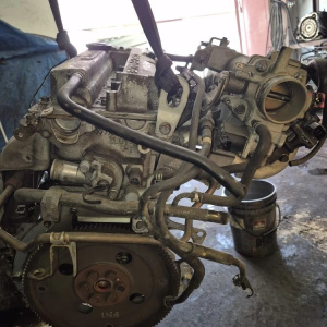 Двигатель Mazda ZL-DE-288685 2WD БЕЗ ГЕНЕРАТОРА И КОНДЕРА ПРОБЕГ 71 Т.КМ. Familia BJ5W-124901