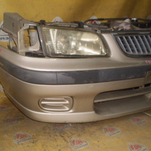 Ноускат Nissan Sunny B15 QG '1998-2002 a/t (без габаритов) трещины стекла R фары ф.1602