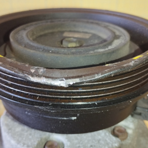 Компрессор кондиционера Toyota 3S-FE Nadia/Ipsum/Picnic SXN10/SXM10 ДЕФЕКТ ШКИВА 447220-3400/-3405/-3403/-3404 / 88320-44090 / 88320-44110