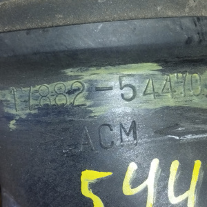 Гофра впускного коллектора Toyota 2L-TE Mark II LX100 резиновая из 2-х штук 17881-54570+17882-54470