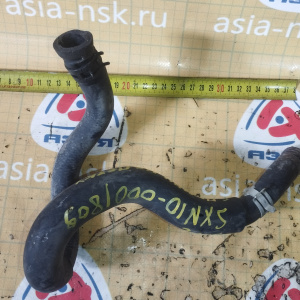 Патрубок радиатора печки Toyota 87245-44390 Nadia SXN10 3S-FSE/3S-FE низ, с помпы на радиатор печки ДЕФЕКТ РАЗДУТЫЙ ОТ МАСЛА