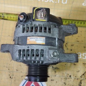 Генератор Toyota 2ZR/3ZR Allion/Premio ZRT260/ZGE20 12V. 100A. ДЕФЕКТ РАЗЪЁМА 4 конт. пластиковая крышка ( IG/RLO/L/M ) 27060-37071/104210-2791