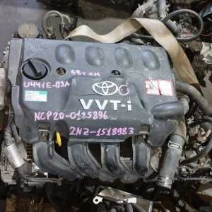 Двигатель Toyota 2NZ-FE-1518983 БЕЗ НАВЕСНОГО Funcargo NCP20-0125896 ПРОБЕГ 98 Т КМ