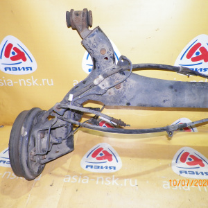 Балка Toyota SV50/ZZV50 Vista/Vista Ardeo '1998-2000 ABS. Барабанные тормоза. В сборе с тросами ручника. R
