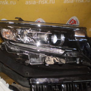 Ноускат Toyota Land Cruiser Prado GRJ150 1GR-FE '2017-2024 a/t С омывателями фар ф.0G-13 (60-266) LED