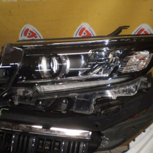 Ноускат Toyota Land Cruiser Prado GRJ150 1GR-FE '2017-2024 a/t С омывателями фар ф.0G-13 (60-266) LED