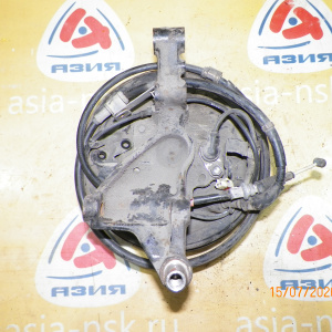 Ступица Mazda BJ5P/BJ5W Familia зад, лев 2WD ABS. Барабанные тормоза. В сборе с барабаном и колодками и тросом ручника и датчиком ABS. B25D26115.B25D26290.