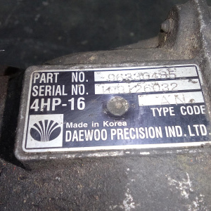 АКПП Chevrolet Evanda L88/C20SED/T20SED Дефект фишки и датчика селектора MM9 ZF16 4HP16 AN 96330485 V200