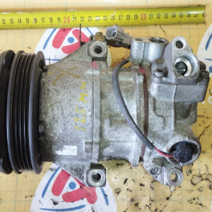 Компрессор кондиционера Toyota 1NZ-FE Corolla Fielder/Probox NCP51 '2004- ДЕФЕКТ КЛАПАНА НЕ РАБОТАЕТ Пластиковый шкив диаметр 125 мм. 447260-2031/-203
