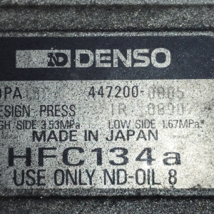 Компрессор кондиционера Toyota 4A/5A Corona AT190 ДЕФЕКТ ПОДШИПНИКА ШКИВА 447200-0801/0804/0805 / 88320-2B300 / 88320-35H92