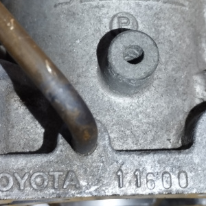 Заслонка дроссельная Toyota 4E/5E-FE Raum/Caldina/Corsa/Tercel/Corolla II/Starlet/Sprinter EXZ10/ET196/EL50/EP90/EE111 22210-11600 КАТ. ПРОБЕГ 45-57 т