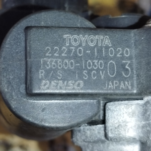 Заслонка дроссельная Toyota 4E/5E-FE Raum/Caldina/Corsa/Tercel/Corolla II/Starlet/Sprinter EXZ10/ET196/EL50/EP90/EE111 22210-11600 КАТ. ПРОБЕГ 45-57 т