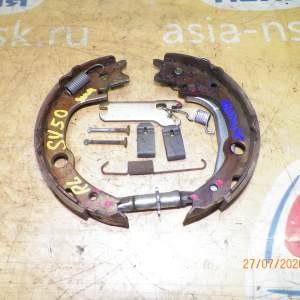 Колодки тормозные Toyota Vista/Celica SV50/SV55/AZV50/AZV55/ZZT230/ZZT231/ZZE127/ZZE128/ZZE137 Дисковые тормоза.Стояночного тормоза. В сборе с пружинк
