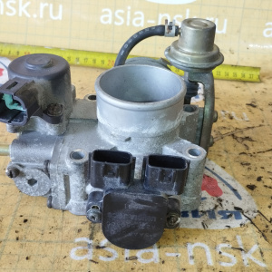 Заслонка дроссельная Nissan QG15/QG18 AD B15/WFY11/QU14 с вакуумником ( корпус датчика AEB206-01 / AEB208-01 ) ПРОБЕГ 43т.км161194M400 / 161194M420 /