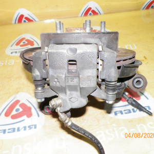 Ступица Nissan MY34/HY34/Y34/ENY34 Cedric зад, лев 2WD/4WD Датчик  ABS стоит на редукторе. В сборе с диском и суппортом. 43019-AG010.43202-AG000.43206-4P00