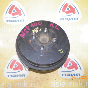 Ступица Toyota NHP10/SCP100/NCP100/NKE165/NRE160/NRE161/NZE161 Aqua/Prius/Corolla зад, лев 2WD ABS(Дефект датчика).Барабанные тормоза.Барабан-229,6мм.В сбо
