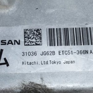 Компьютер Nissan X-Trail 31036-JG62B / ETC51-366N A1 QR25 T31 4WD CVT ( управление кпп 310201XF6A )
