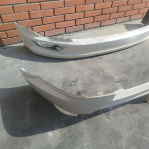 Накладка на порог MITSUBISHI Outlander CW5W/CW6W L+R пара Пластик (комплект)+обвес