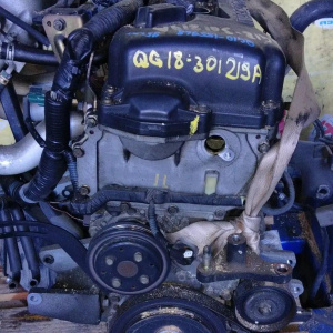 Двигатель Nissan QG18-DE-301219A BLACK TOP БЕЗ НАВЕСНОГО Bluebird Sylphy QG10