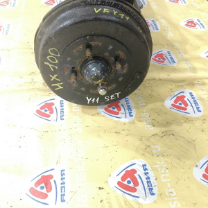 Балка Nissan WFY11 AD DRUM 4/100.ABS. (СО СТУПИЧНЫМИ УЗЛАМИ В СБОРЕ+ ТРОСЫ РУЧНИКА) R 55501-WE200/43200-WE200