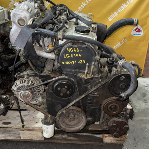 Двигатель Mitsubishi 4G63-LG6944 4WD SOHC 16VALVE без компрессора кондиционера Airtrek/Outlander CU2W/CU4W