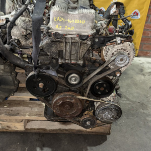 Двигатель Nissan KA24-DE-160886U 2WD БЕЗ НАВЕСНОГО Presage/Bassara NU30