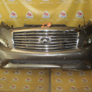 Ноускат Infiniti QX56 Z62 VK56VD '2010-2014 Дефект бампера (Сонары) Дефект крепления решетки (камера) Дефект соска радиатора ф.100-23031 xenon тум.A06